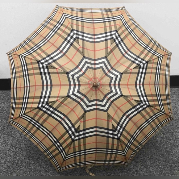 Burberry Vintage Umbrella 33" "Authentic" - Picture 5 of 14